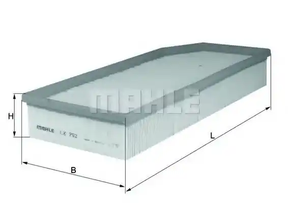 Premium Filtru aer MAHLE ORIGINAL LX 752 MAHLE