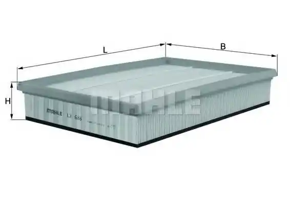 Comandă acum Filtru aer MAHLE ORIGINAL LX 688 MAHLE