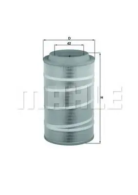 Filtru aer MAHLE ORIGINAL LX 1807 MAHLE Discount