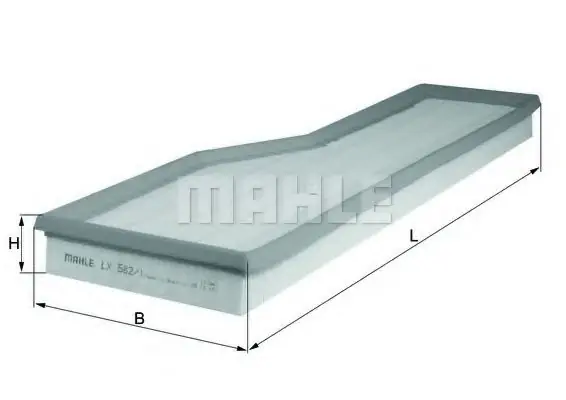 Filtru aer MAHLE ORIGINAL LX 582 1 MAHLE Lichidare de stoc