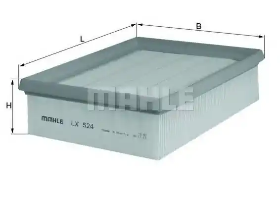 Cumpărături sigure Filtru aer MAHLE ORIGINAL LX 524 MAHLE