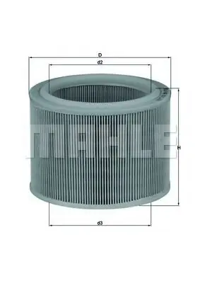 Filtru aer MAHLE ORIGINAL LX 486 MAHLE Reducere