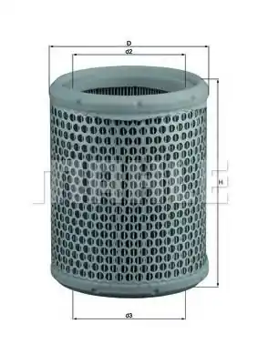 Filtru aer MAHLE ORIGINAL LX 384 MAHLE Reducere de preț