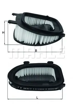 Vezi acum Filtru aer MAHLE ORIGINAL LX 3541 MAHLE