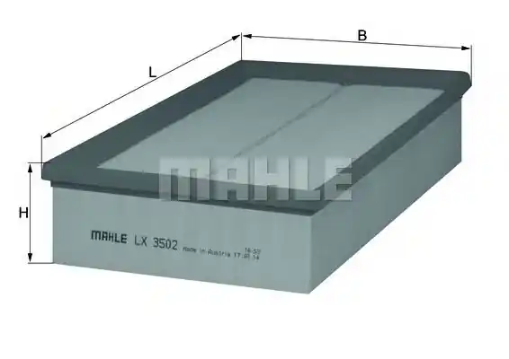Calitate înaltă Filtru aer MAHLE ORIGINAL LX 3502 MAHLE