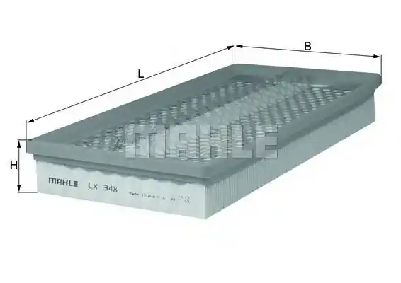 Retur ușor Filtru aer KNECHT LX 348 KNECHT