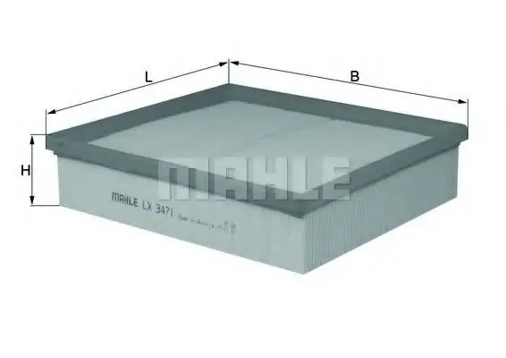 Popular Filtru aer KNECHT LX 3471 KNECHT