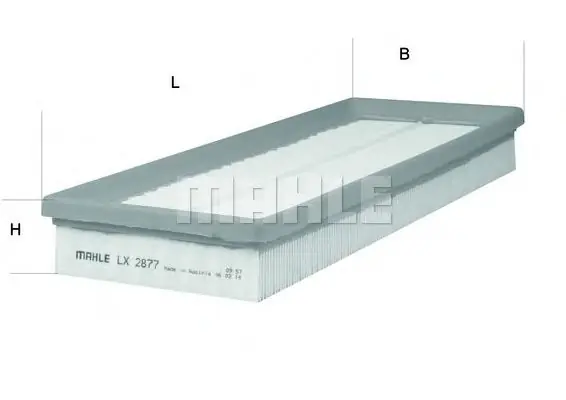 Cumpărături sigure Filtru aer MAHLE ORIGINAL LX 2877 MAHLE