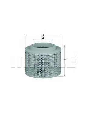 Lichidare de stoc Filtru aer MAHLE ORIGINAL LX 2808 1 MAHLE