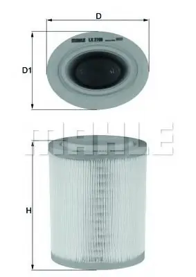 Filtru aer MAHLE ORIGINAL LX 2790 MAHLE Doar azi