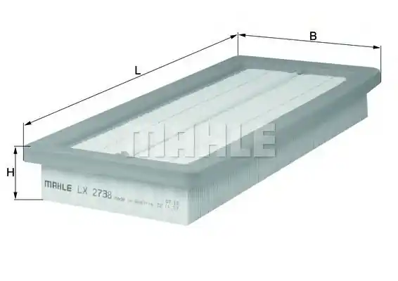 Transport gratuit Filtru aer MAHLE ORIGINAL LX 2738 MAHLE
