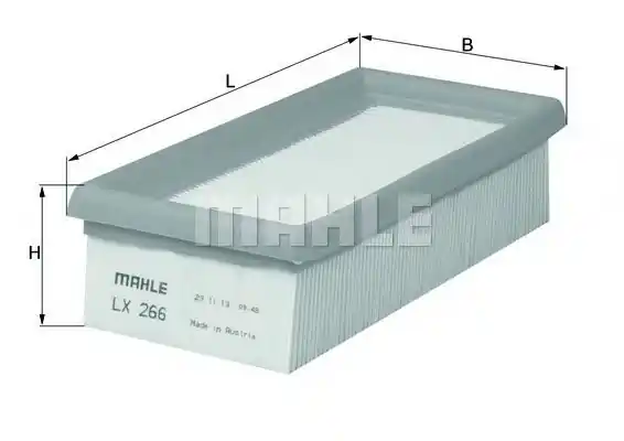 Filtru aer MAHLE ORIGINAL LX 266 MAHLE Calitate înaltă