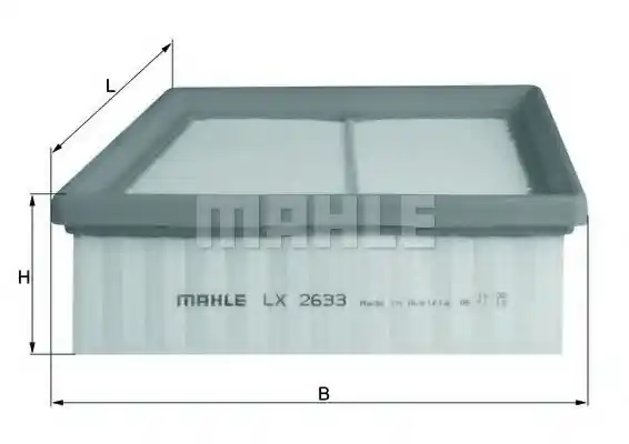 Ofertă exclusivă Filtru aer MAHLE ORIGINAL LX 2633 MAHLE