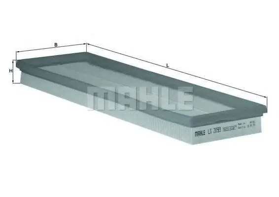Comandă acum Filtru aer MAHLE ORIGINAL LX 2093 MAHLE