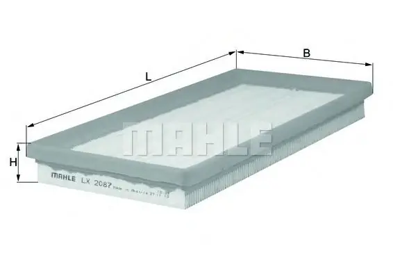 Filtru aer MAHLE ORIGINAL LX 2087 MAHLE Reducere de preț