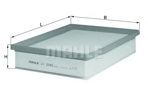 Disponibil imediat Filtru aer MAHLE ORIGINAL LX 2085 MAHLE