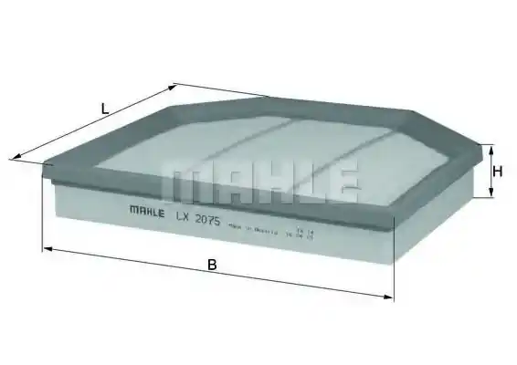 Reducere de preț Filtru aer MAHLE ORIGINAL LX 2075 MAHLE