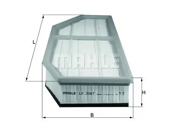Filtru aer MAHLE ORIGINAL LX 2067 MAHLE Plată sigură