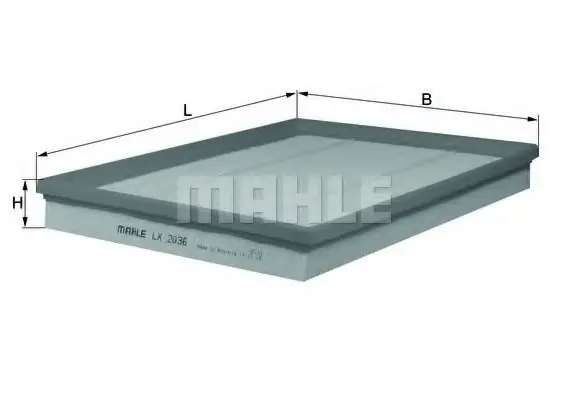 Filtru aer MAHLE ORIGINAL LX 2036 MAHLE Noutate