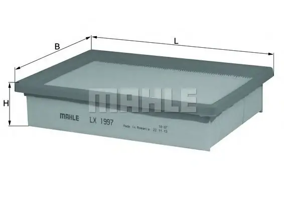 Filtru aer KNECHT LX 1997 KNECHT Retur ușor