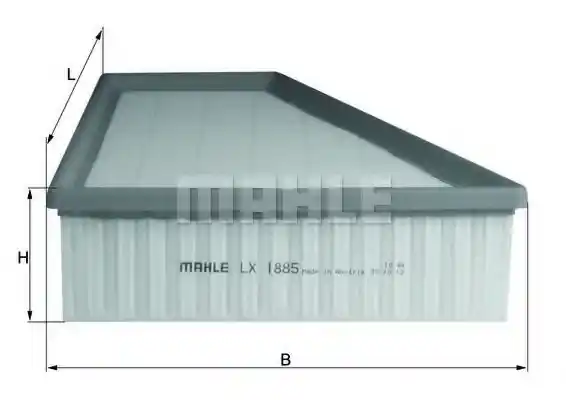 Filtru aer MAHLE ORIGINAL LX 1885 MAHLE Super ofertă