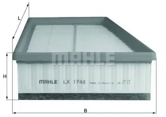 Filtru aer MAHLE ORIGINAL LX 1748 MAHLE Lichidare de stoc