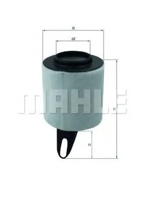 Ieftin Filtru aer MAHLE ORIGINAL LX 1650 MAHLE