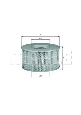 Ofertă Filtru aer MAHLE ORIGINAL LX 1641 MAHLE
