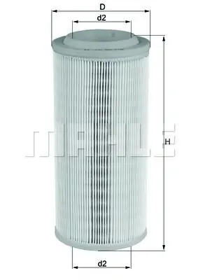 Popular Filtru aer MAHLE ORIGINAL LX 1595 MAHLE