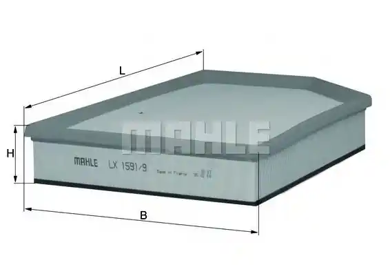 Ieftin Filtru aer MAHLE ORIGINAL LX 1591 9 MAHLE