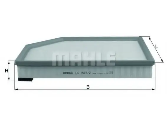 Super ofertă Filtru aer MAHLE ORIGINAL LX 1591 2 MAHLE