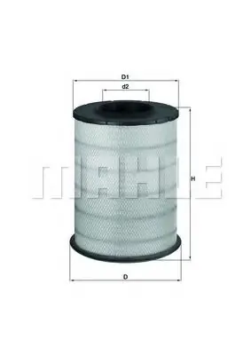 Retur ușor Filtru aer KNECHT LX 1587 KNECHT