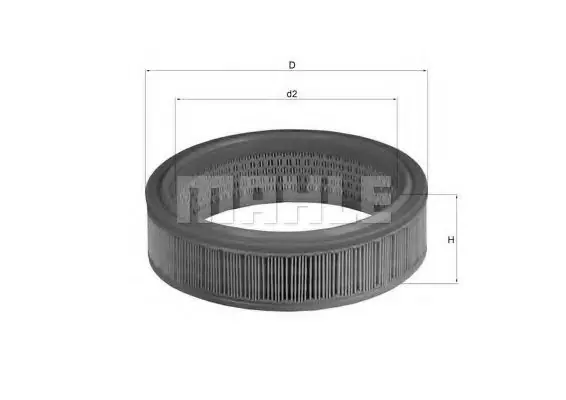 Popular Filtru aer MAHLE ORIGINAL LX 158 MAHLE