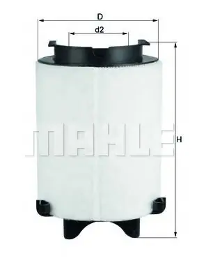Noutate Filtru aer MAHLE ORIGINAL LX 1566 1 MAHLE