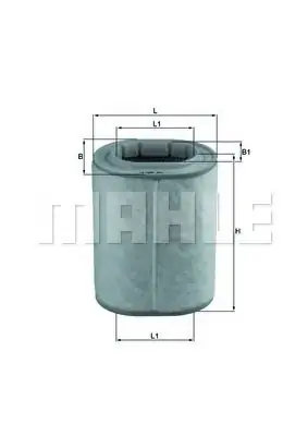 Ieftin Filtru aer MAHLE ORIGINAL LX 1460 MAHLE