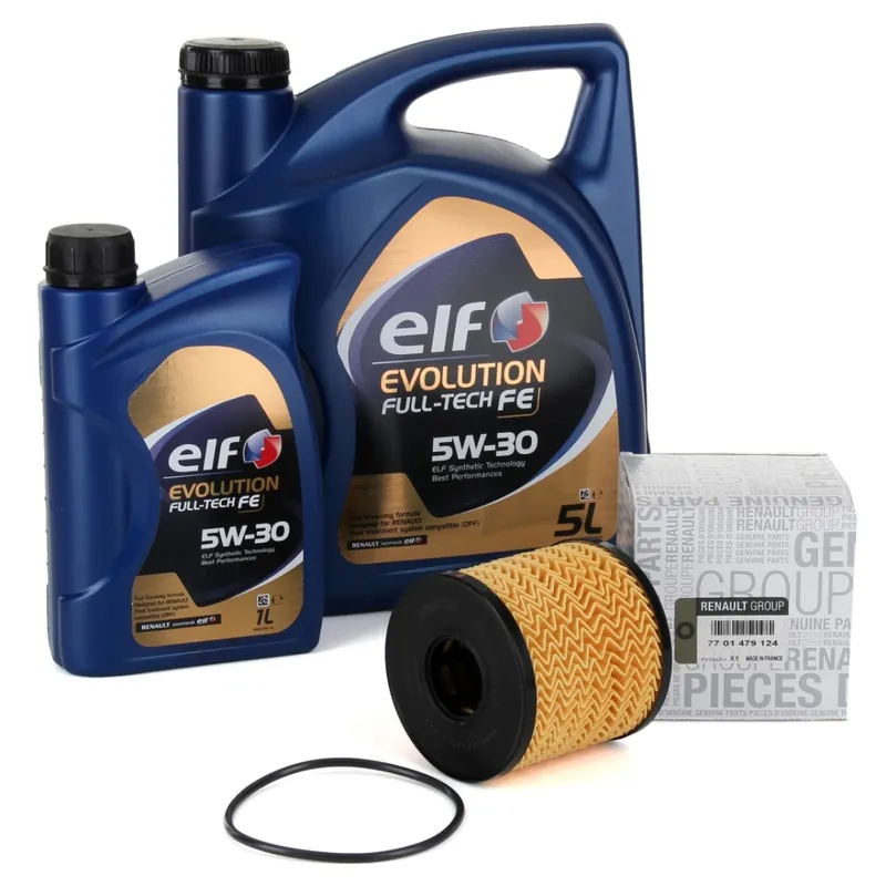 Reducere specială Pachet Revizie Ulei Motor Elf Evolution Full Tech FE 5W-30 5L + 1L + Filtru Ulei Oe Renault Trafic 2 2003 7701479124 Elf