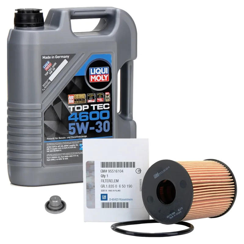 Ofertă Ulei Motor Liqui Moly Top Tec 4600 5W-30 5L 2316 + Filtru Ulei Oe Opel 95516104 + Buson Golire Ulei Am Opel 96023264 LIQUI MOLY