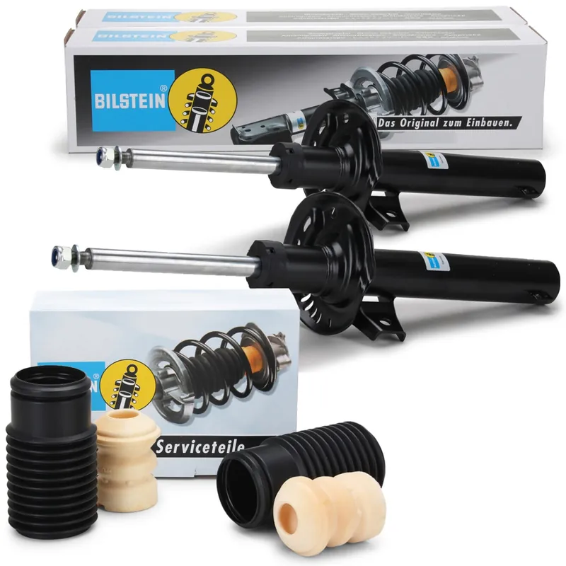 Premium Set 2 Buc Amortizoare Fata + Kit Protectie Praf Bilstein Skoda Yeti 5L 2009-2017 2 X 22-183712 + 11-101321 Bilstein