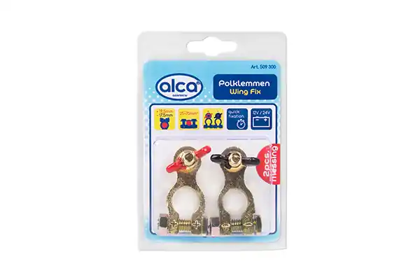 Vezi acum Set 2 Borne Baterie Rosu Si Negru ALCA