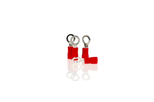Lichidare de stoc Papuc Electric Auto Izolat Rosu Tip Circular 5.3Mm-Set 10 Buc ALCA