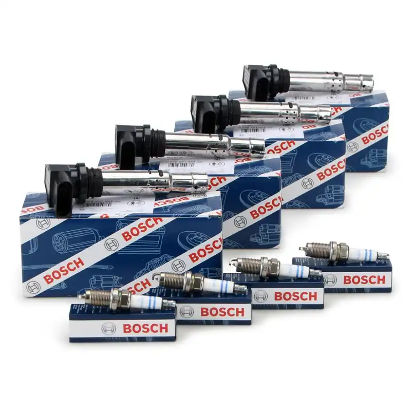 Set 4 Buc Bobina De Inductie Bosch + Set 4 Buc Bujie Bosch Seat Leon 2 1P1 2005-2010 4 X 0 986 221 023 + 4 X 0 242 240 665 BOSCH Mai ieftin