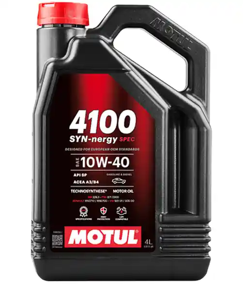 Ulei motor MOTUL 4100 SYN-nergy SPEC 10W40 4L 4L Motul Preț redus