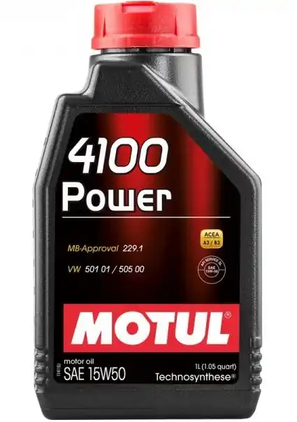 Preț promoțional Ulei motor MOTUL 4100 POWER 15W50 102773 1L 1L Motul
