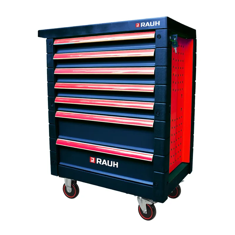 Banc De Scule 7 Sertare Rosu Echipat 172Buc RAUH Chilipir