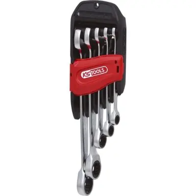 Ofertă limitată Set Chei Inelare Gearplus Cu Clichet. 5 Piese 8-19Mm KS TOOLS
