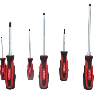 Calitate înaltă Set Surubelnite Ergotorqueplus. 6 Piese. Plate. Ph KS TOOLS