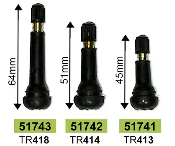 Valve Pentru Anvelope Tr413 45 Mm Set 100 Buc Jbm JBM Reducere extra
