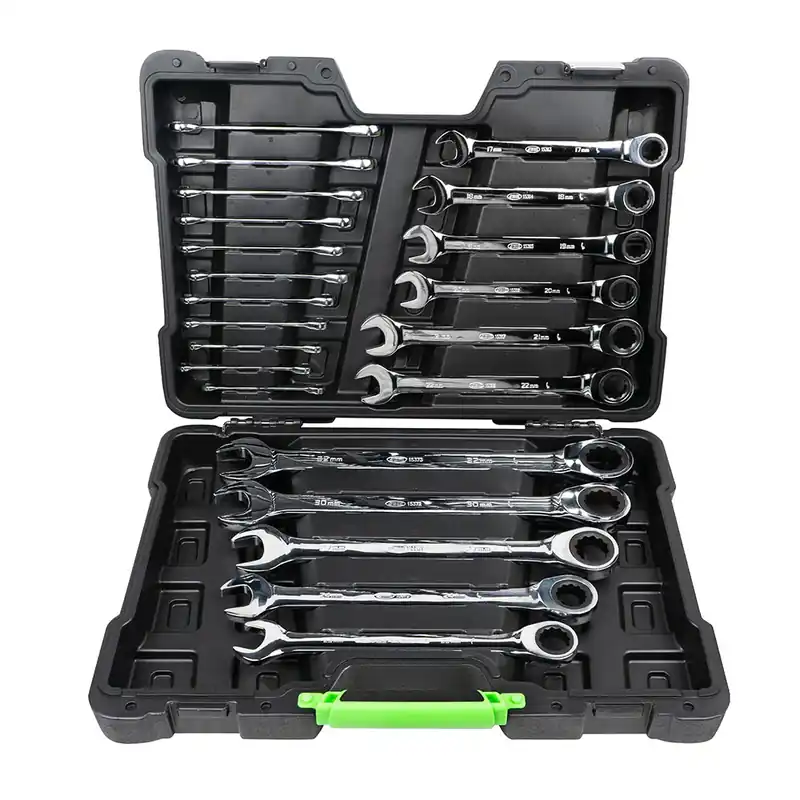 Retur ușor Set De 22 Chei Combinate Cu Ratchet JBM