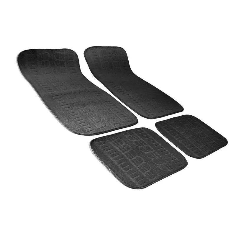 Covorase auto din mocheta RoGroup, model anvelopa, negru Reducere specială