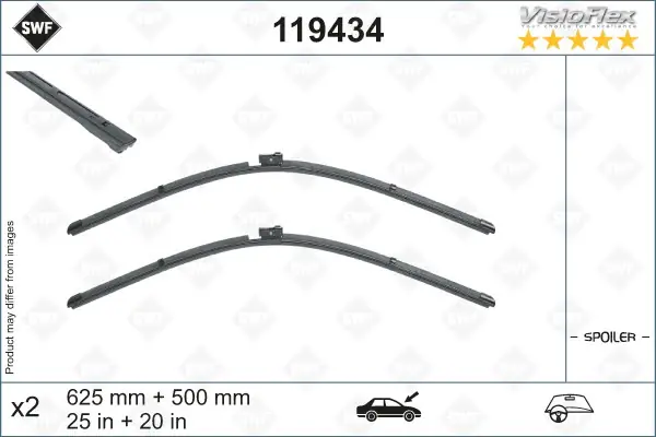 SET STERGATOARE FATA SWF AUDI A6 C8 2018- Bestseller
